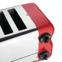 ROWLETT - Grille-pain 6 fentes rouge avec grilles sandwich