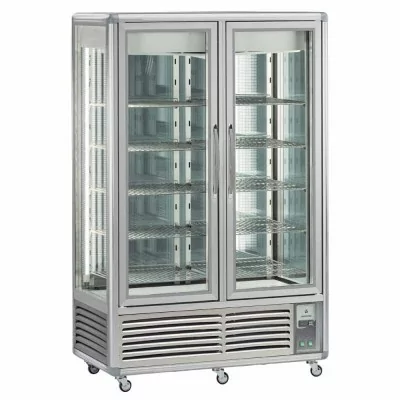 TECFRIGO - Vitrine de présentation 4 faces vitrées 760 L avec grilles