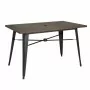 BOLERO - Table d'extérieur bois noir