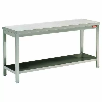 DIAMOND - Table inox P. 700 mm L. 1600 mm