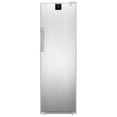 LIEBHERR - Armoire positive inox 1 porte pleine 420 L