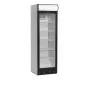 TEFCOLD - Armoire à boissons noire 1 porte bandeau lumineux 372 L