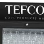 TEFCOLD - Armoire à boissons noire 1 porte bandeau lumineux 372 L