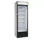 TEFCOLD - Armoire à boissons noire 1 porte bandeau lumineux 438 L