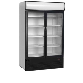 TEFCOLD - Armoire à boissons 2 portes battantes bandeau lumineux 1082 L