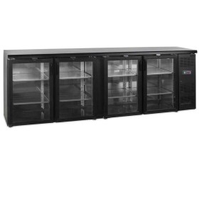 TEFCOLD - Arrière bar 4 portes vitrées 630 L