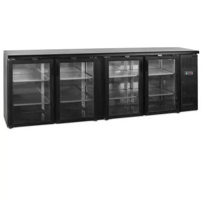 TEFCOLD - Arrière bar 4 portes vitrées 630 L