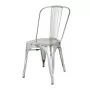 BOLERO - Chaises bistro en acier (lot de 4)