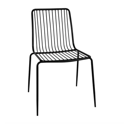 BOLERO - Chaises en fils d'acier (lot de 4)