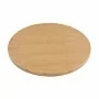 BOLERO - Plateau de table rond pré-percé coloris frêne naturel 60 cm