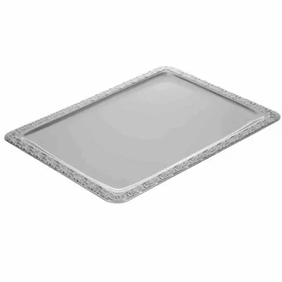 APS - Plateau de service rectangulaire inox 420 x 310 mm