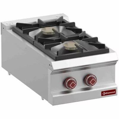 DIAMOND - Cuisinière gaz à feux vifs OPTIMA 700 2 feux