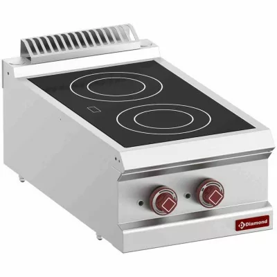 DIAMOND - Cuisinière électrique vitrocéramique 2 zones