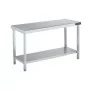 DISTFORM - Table inox centrale étagère P. 500 mm L. 600 mm