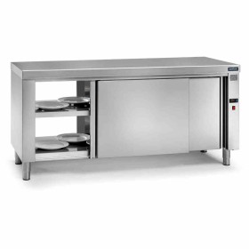 DISTFORM - Table chauffante centrale traversante 1400x700x850 3000 W