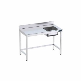 DISTFORM - Table du chef 2600x600 avec bac droite et renforts