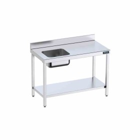 DISTFORM - Table du chef 1800x600 avec bac gauche et étagère