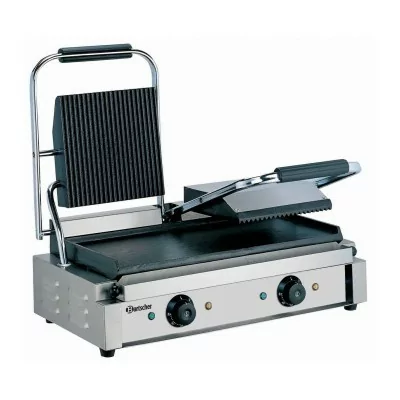 BARTSCHER - Grill contact double 3600 surface rainurée-lisse