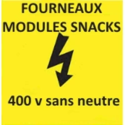 AMBASSADE - Équipement 400V (sans neutre) sur fourneau électrique