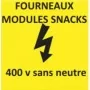 AMBASSADE - Équipement 400V (sans neutre) sur fourneau électrique