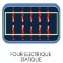 AMBASSADE - 1 four électrique statique avec voûte rayonnante