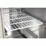 POLAR - Table réfrigérée positive inox 2 portes 2 tiroirs, capacité 284 L