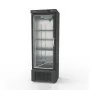 CORECO - Armoire gourmet 1 porte vitrée négative extérieur noir intérieur inox