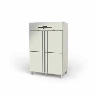 CORECO - Armoire GN2/1 côtés emboutis positive 4 portillons 1404 L