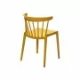 VEBA - Chaise empilable Windson Jaune ocre Polypropylène