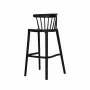 VEBA - Tabouret de bar Windson Noir Polypropylène