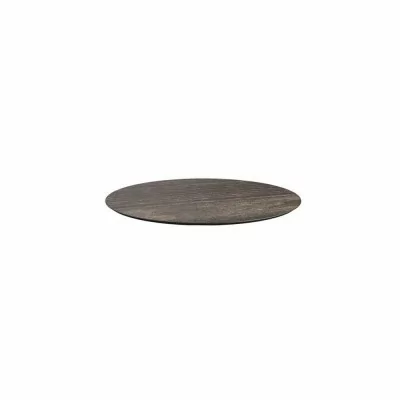 VEBA - Plateau de table HPL Riverwashed Wood Ø 70 cm