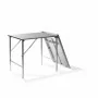 VEBA - Table de travail pliable en acier inoxydable