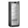 LIEBHERR - Armoire positive époxy noir porte vitrée 347 L