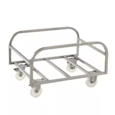 GILAC - Chariot inox pour bac grand volume 220 L