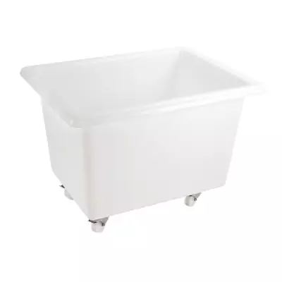 GILAC - Bac grand volume 310 L - 4 roues pivotantes dont 2 avec freins - blanc