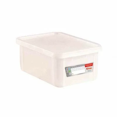 GILAC - Bac plat témoin 12 L HACCP + couvercle - blanc