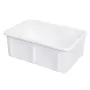 GILAC - Bac rectangulaire 35 L - blanc