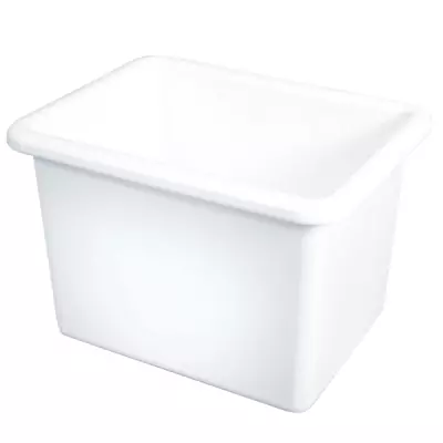 GILAC - Bac rectangulaire renforcé emboîtable 55 L - blanc