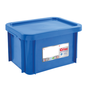 GILAC - Bac 15 L Gilactiv®  + couvercle - bleu 