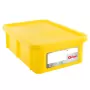 GILAC - Bac HACCP 25 L rectangulaire + couvercle - jaune 