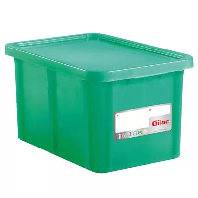 GILAC - Bac HACCP 55 L rectangulaire + couvercle - vert 