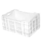 GILAC - Caisse pleine 600 x 400 x 300 mm 60 L - blanc