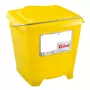 GILAC - Seau carré HACCP 12 L + couvercle étanche - jaune