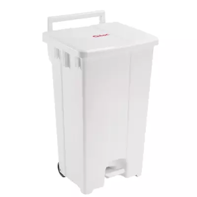 GILAC - Collecteur à pédale 100 L - couvercle blanc