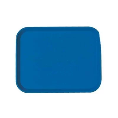 CAMBRO - Lot de 24 plateaux polypropylène à rebord élevé 345 x 265 Bleu marine