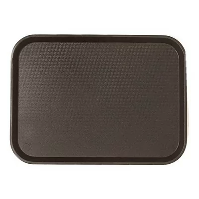 CAMBRO - Lot de 24 plateaux polypropylène à rebord élevé 410 x 300 Noir