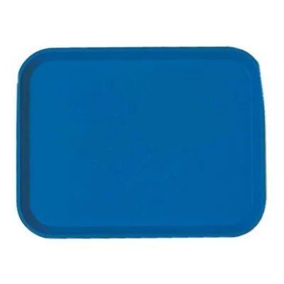 CAMBRO - Lot de 24 plateaux polypropylène à rebord élevé 410 x 300 Bleu marine