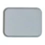 CAMBRO - Lot de 12 plateaux polypropylène à rebord élevé 457 x 355 Gris perle