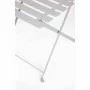 BOLERO - Lot de 2 chaises de terrasse en acier coloré grises