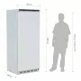 POLAR - Armoire froide positive 600 L blanche, 1 porte pleine - Série C